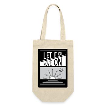 Let it go. Move on. - Gift Bag for Bottles - nature - Front