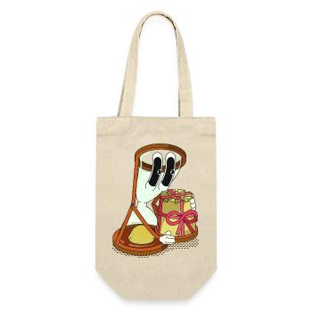 PRESENT - Gift Bag for Bottles - nature - Front
