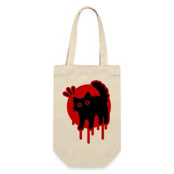 Cat Cat - Gift Bag for Bottles - nature - Front