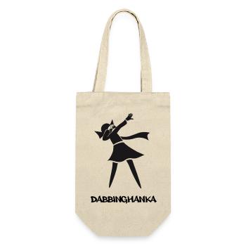 DABBING HANKA - Geschenkbeutel für Flaschen - Natur - Vorne