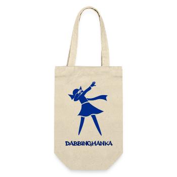 DABBING HANKA - Geschenkbeutel für Flaschen - Natur - Vorne