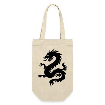 Icône du Dragon chinois - Sac à bouteille - nature - Devant