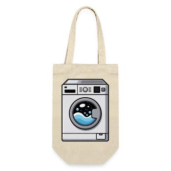 Machine à laver bande dessinée mignonne Kawaii - Sac à bouteille - nature - Devant