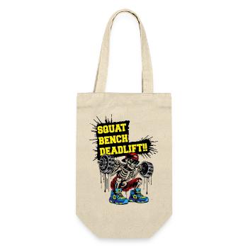 SquadBenchDeadlift - Gift Bag for Bottles - nature - Front