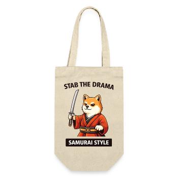 Samurai Shiba : Poignarder le drame - Sac à bouteille - nature - Devant