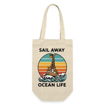 Giraffe Marine Sail Away Ocean Life - Gift Bag for Bottles - nature - Front