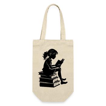Woman Reading - Gift Bag for Bottles - nature - Front