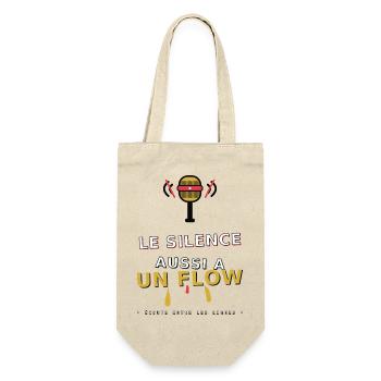 Le Silence a un Flow - Sac à bouteille - nature - Devant