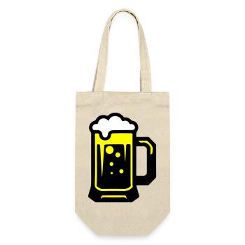 Icône du verre de bière - Sac à bouteille - nature - Devant