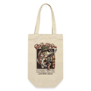 Zander Angler Shibuya Harajuku - Geschenkbeutel für Flaschen - Natur - Vorne