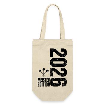 Darts Meister 2026 Kreisliga shirt schwarz - Geschenkbeutel für Flaschen - Natur - Vorne