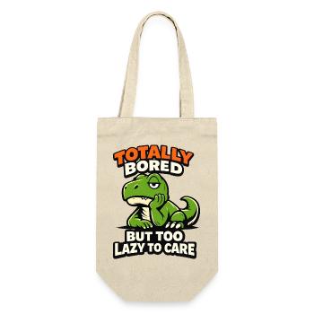 Seriously Bored Dinosaur - Geschenkbeutel für Flaschen - Natur - Vorne