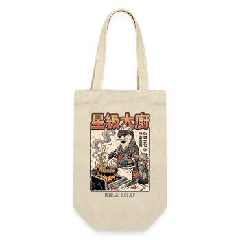 Otter Chefkoch Shibuya - Geschenkbeutel für Flaschen - Natur - Vorne