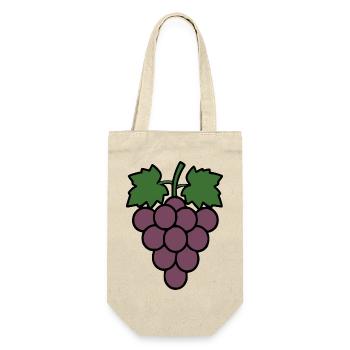 Grapes Green Grapevine Wine Gift - Gift Bag for Bottles - nature - Front