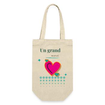 MERCI. MAÎTRESSE. MAÎTRE. MERCI MAÎTRESSE. MARIAGE - Sac à bouteille - nature - Devant
