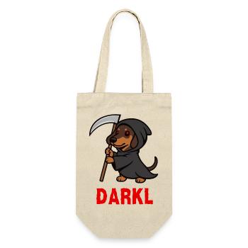 DARKL - Geschenkbeutel für Flaschen - Natur - Vorne