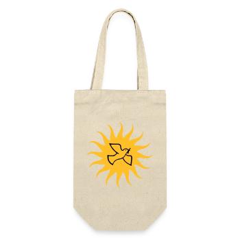 Dove of peace Sun - Gift Bag for Bottles - nature - Front