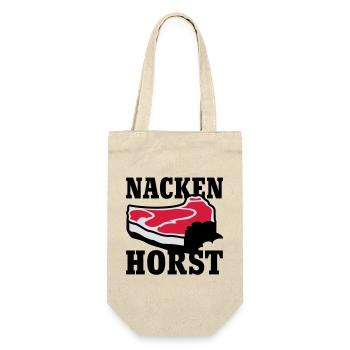 Nacken Horst - Geschenkbeutel für Flaschen - Natur - Vorne