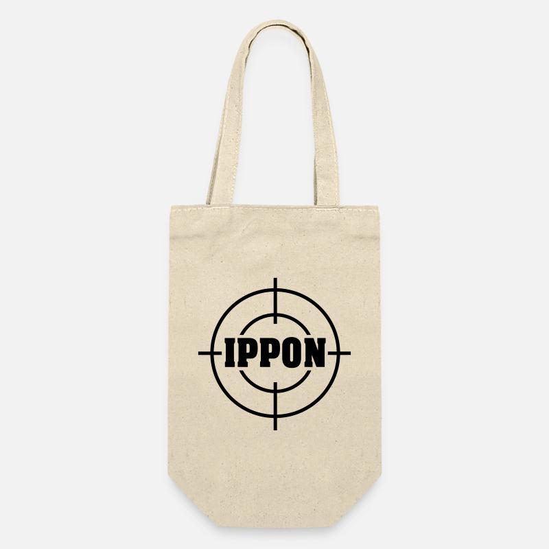 Target Ippon Judo Vektor - Geschenkbeutel für Flaschen - Natur