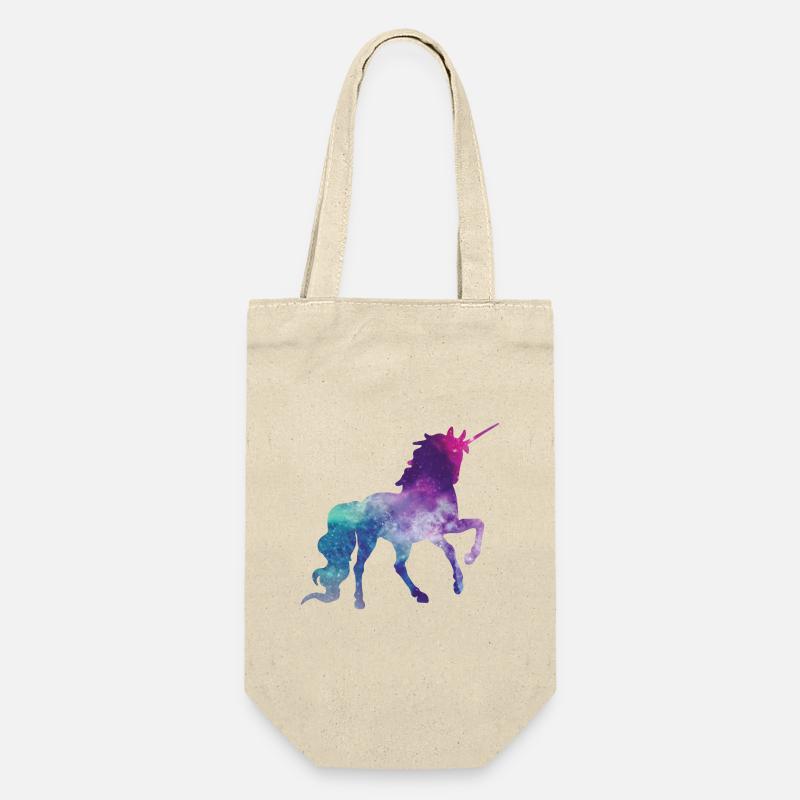 Einhorn - Geschenkbeutel für Flaschen - Natur