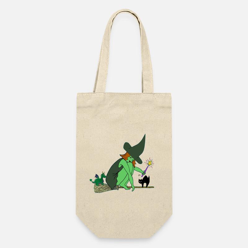 witch - Gift Bag for Bottles - nature