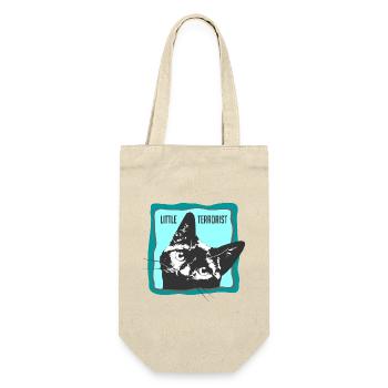 Cat portrait with slogans - Gift Bag for Bottles - nature - Front
