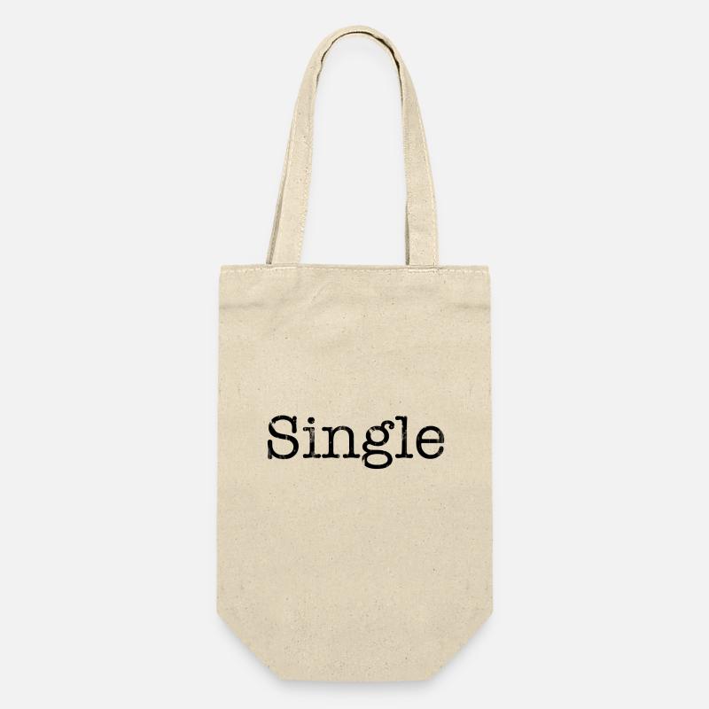 Single - Geschenkbeutel für Flaschen - Natur