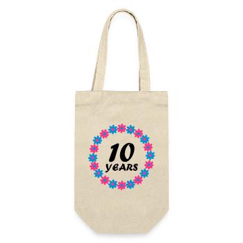 10 ans - Sac à bouteille - nature - Devant