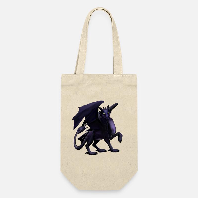 dragon noir - Sac à bouteille - nature