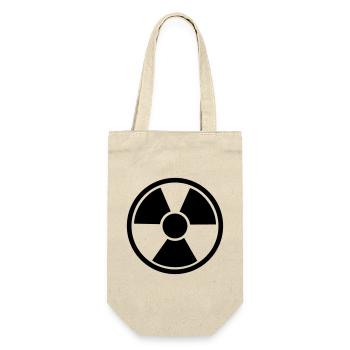 Atom kern energie nuclear - Geschenkbeutel für Flaschen - Natur - Vorne
