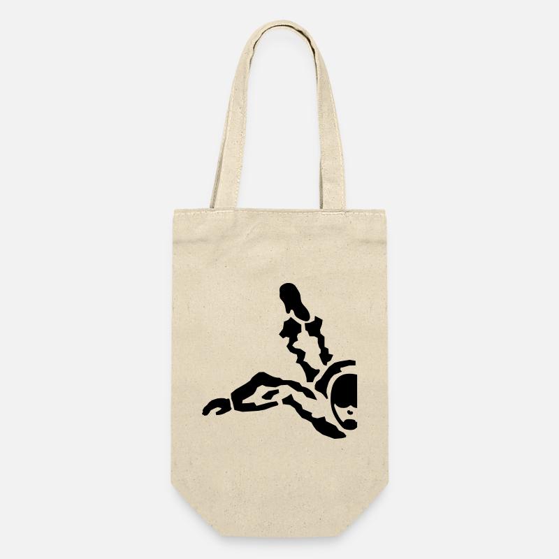 skydiver - Geschenkbeutel für Flaschen - Natur