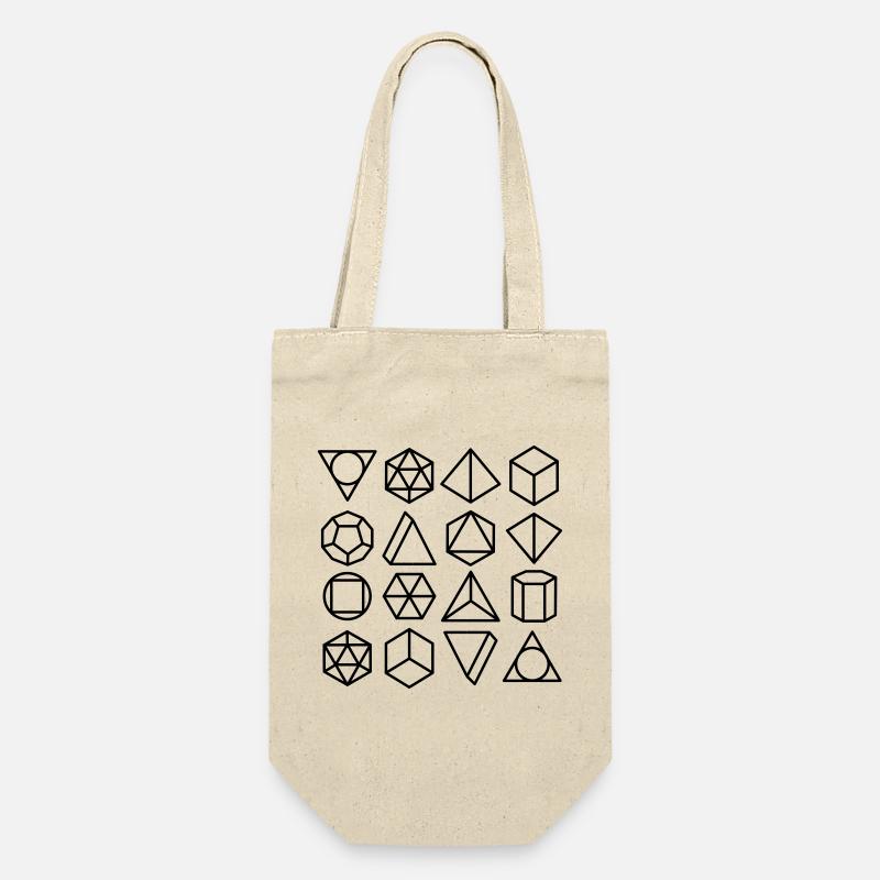 mathematical geometry - Gift Bag for Bottles - nature