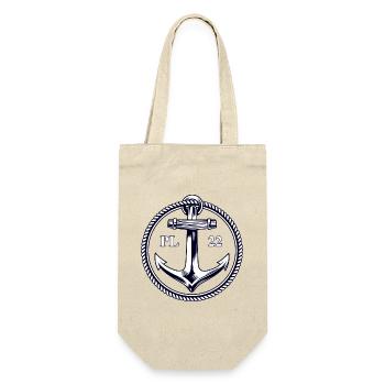 PL22 Marine Anchor - Gift Bag for Bottles - nature - Front