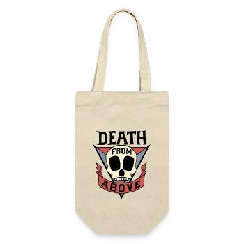 Death from above! - For light background! - Gift Bag for Bottles - nature - Front