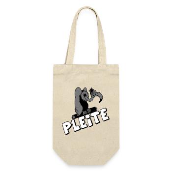 Plesiosaur Pleite Cartoon - Geschenkbeutel für Flaschen - Natur - Vorne
