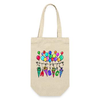School School Day School Start School Start Learning - Gift Bag for Bottles - nature - Front