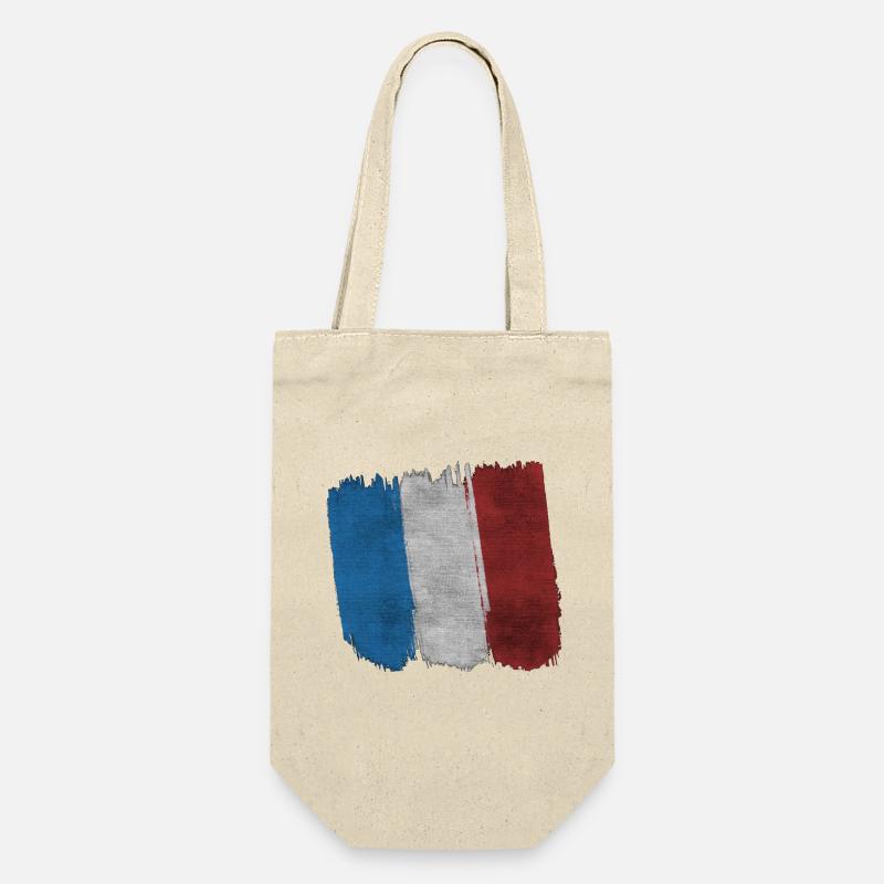 Drapeau Français - Sac à bouteille - nature