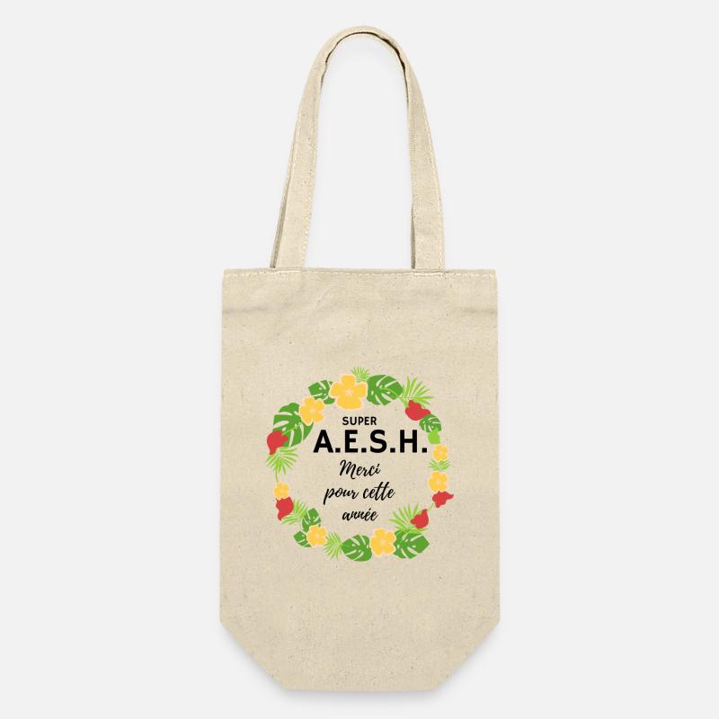 Super aesh Merci pour cette année fleur vacances - Sac à bouteille - nature