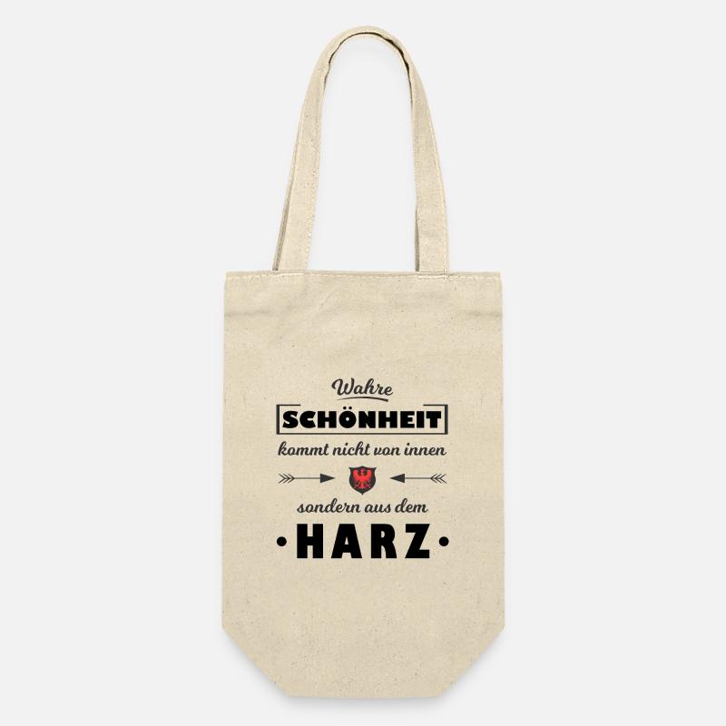 Harz - Geschenkbeutel für Flaschen - Natur