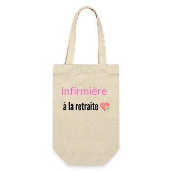 Infirmière à la retraite - Sac à bouteille - nature - Devant