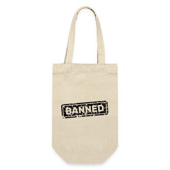 Verboten, gebannt, verstoßen, geächtet - Geschenkbeutel für Flaschen - Natur - Vorne