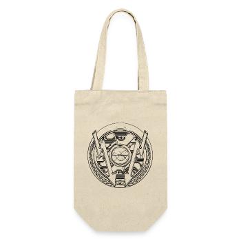Modèle électrique artisanal - Sac à bouteille - nature - Devant