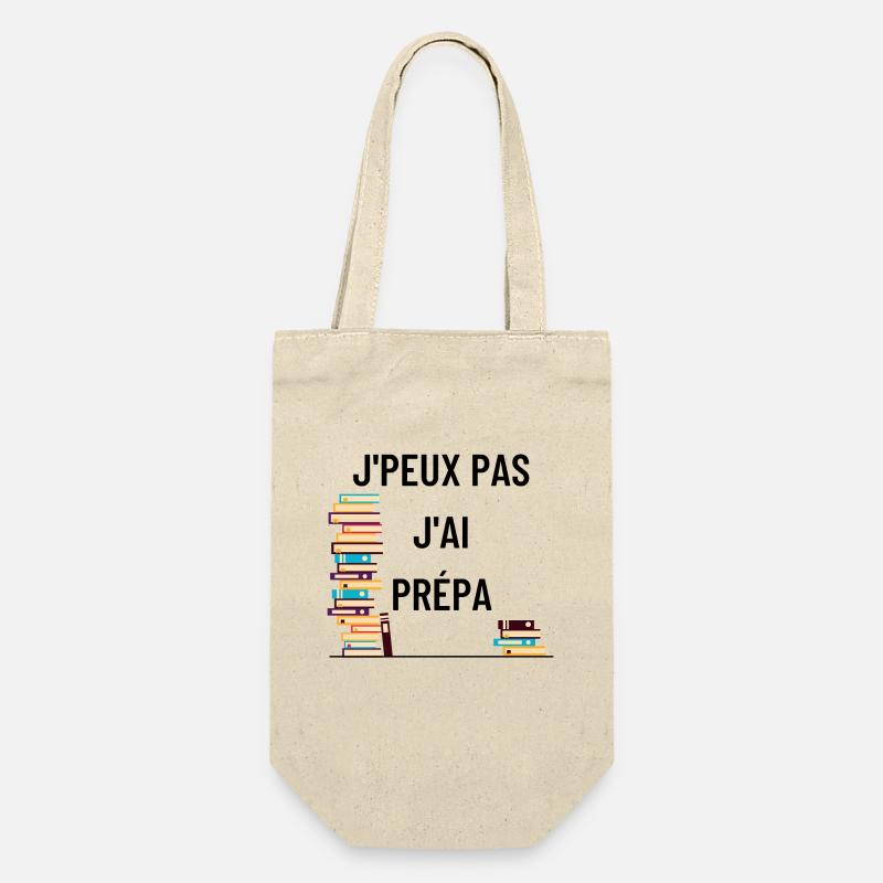je peux pas j ai prépa - Sac à bouteille - nature