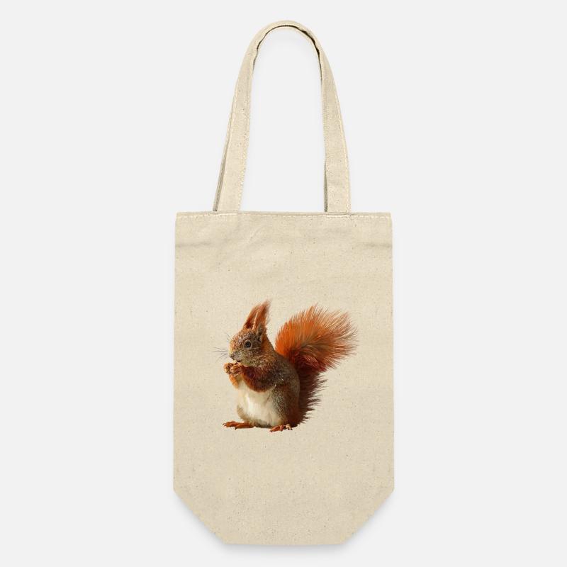 Eichhörnchen - Geschenkbeutel für Flaschen - Natur