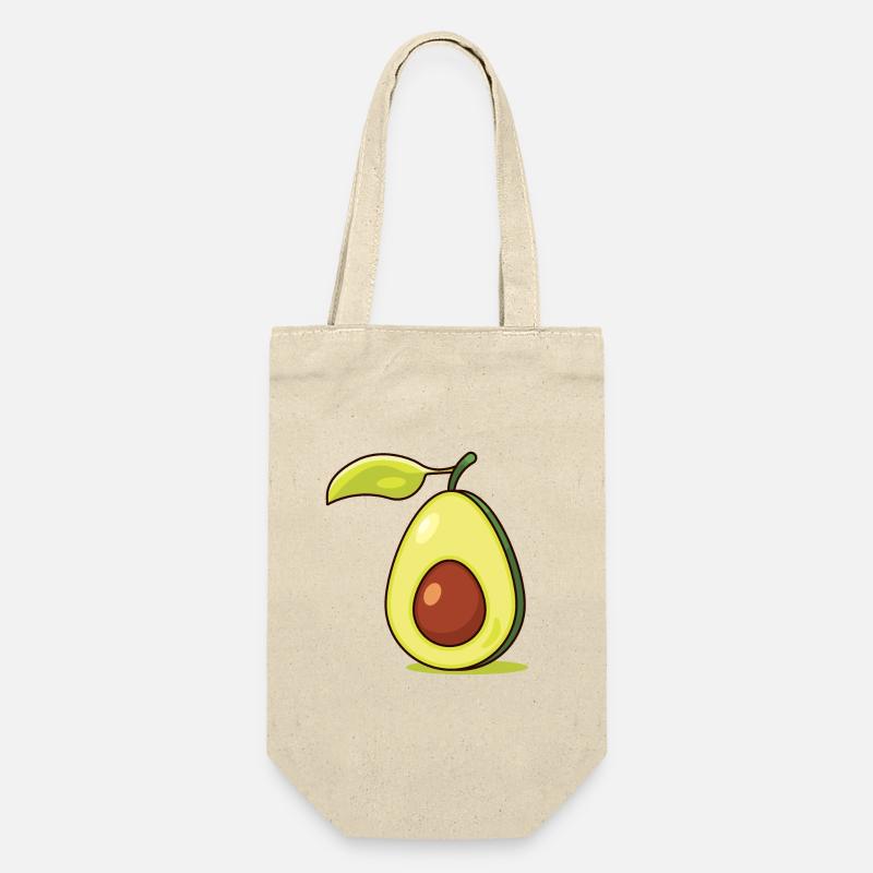 Avocado - Geschenkbeutel für Flaschen - Natur