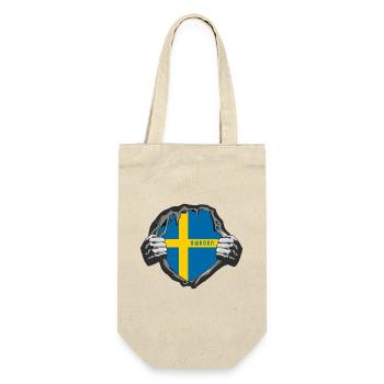 Sweden flags design - Gift Bag for Bottles - nature - Front