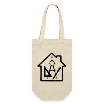 Logo Architecte Maison Dessin - Sac à bouteille - nature - Devant