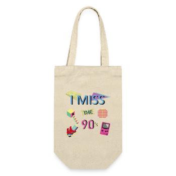 Nostalgic 90s theme - Gift Bag for Bottles - nature - Front