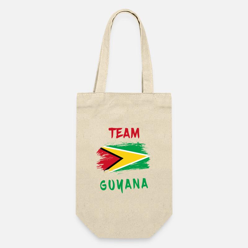Drapeaux de l'équipe Guyane - Sac à bouteille - nature