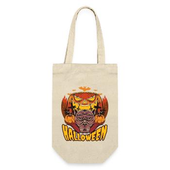 Halloween Pumpkin Horror - Gift Bag for Bottles - nature - Front